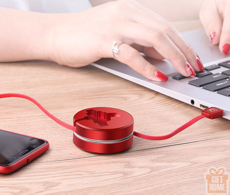 Thumbnail: Three-in-one mobile phone data cable