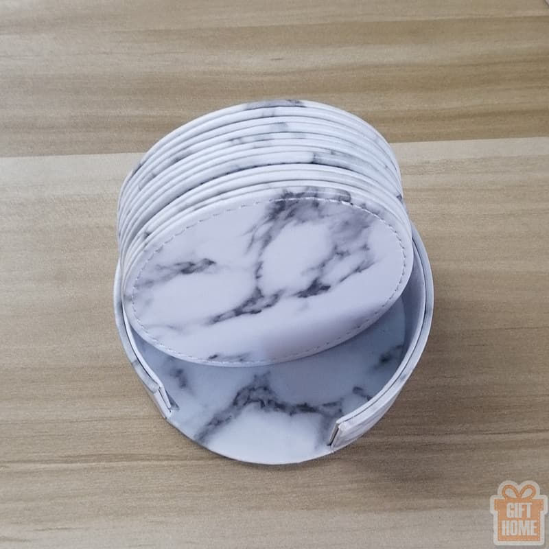 Thumbnail: Leather coaster set