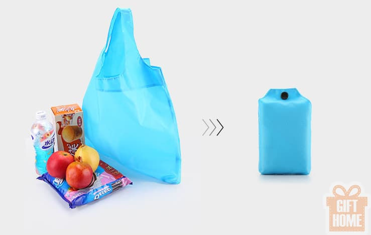Thumbnail: Portable folding nylon recycle bag