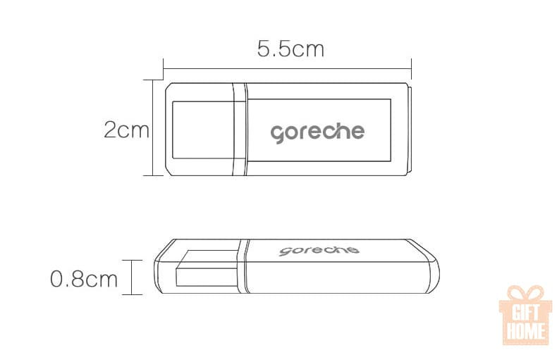 Thumbnail: Transparent case USB
