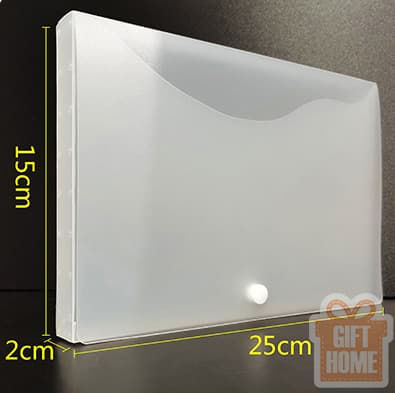 縮圖：透明磨砂文件盒