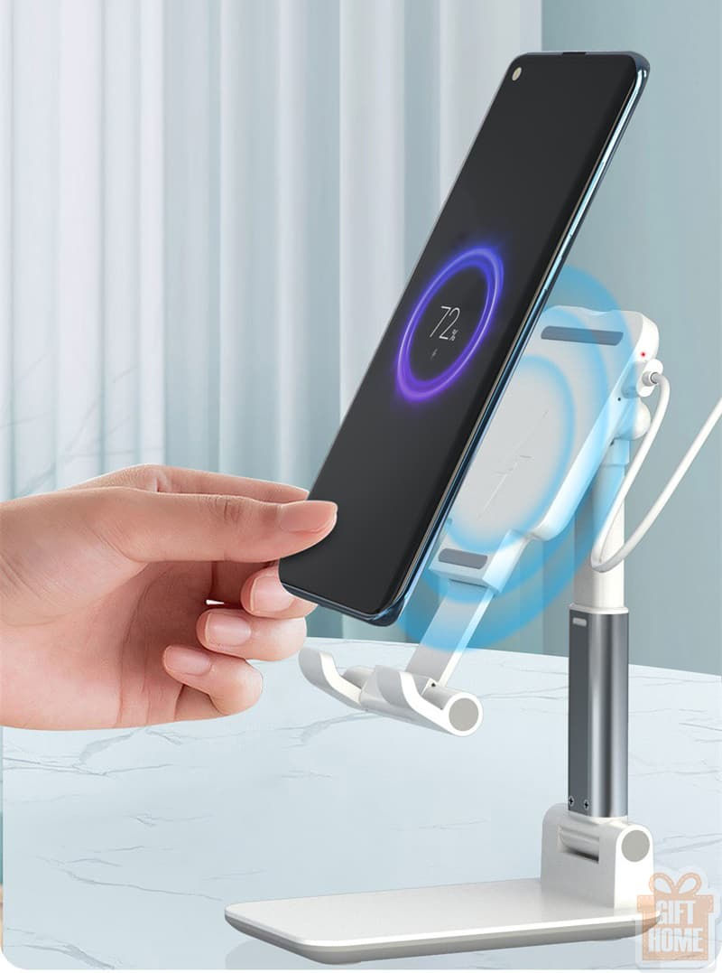 Thumbnail: Wireless charging folding stand mobile powerbank