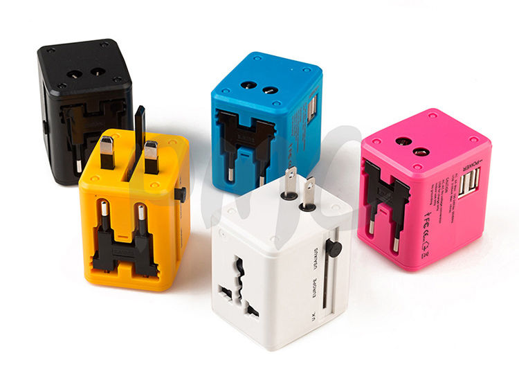 縮圖：各款顏色 - 全球通轉換插頭
