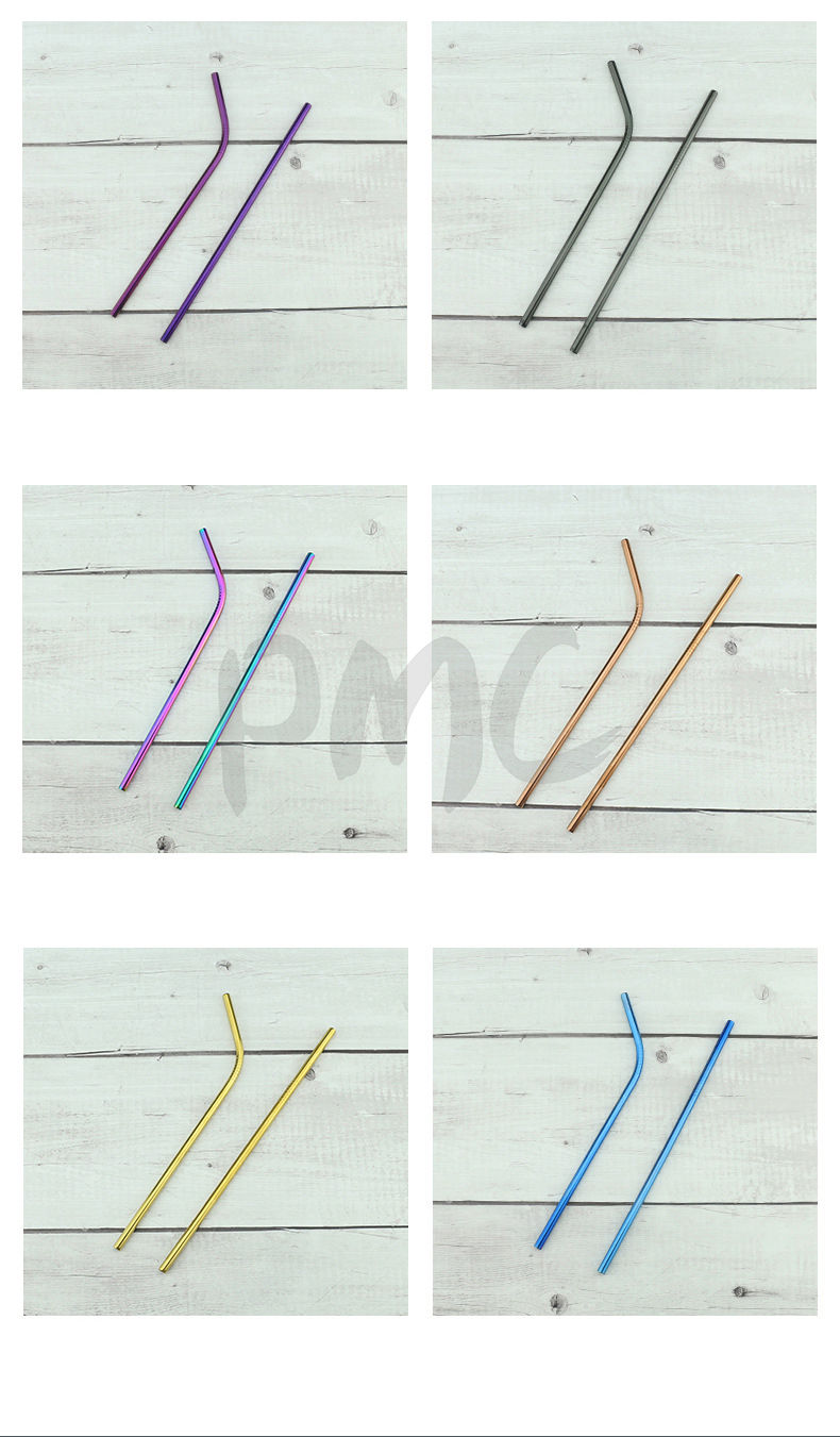 Thumbnail: 各款顏色 - 304不銹鋼飲管