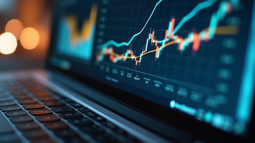 Close-up of a computer screen displaying SEO analytics