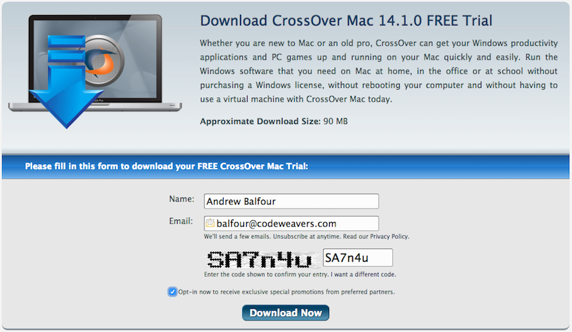 Codeweavers Crossover Mac Free Download