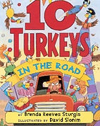 10 Turkeys in the Road, by Brenda Reeves Sturgis, illustrated by David Slonim
