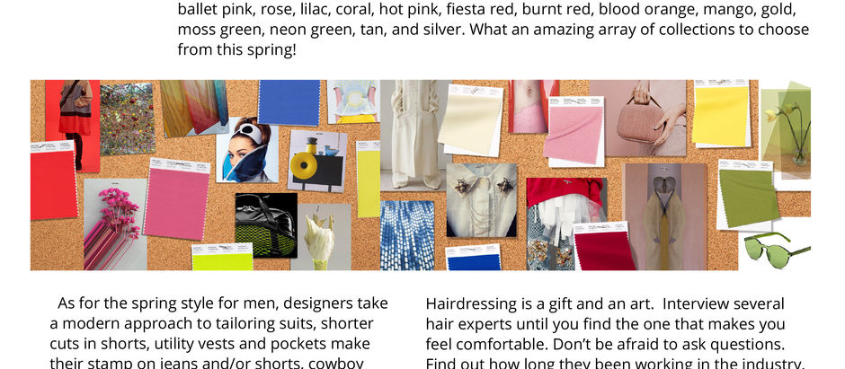 SPRING 2019 TREND FORECAST