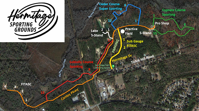 Hermitage Sporting Grounds Map