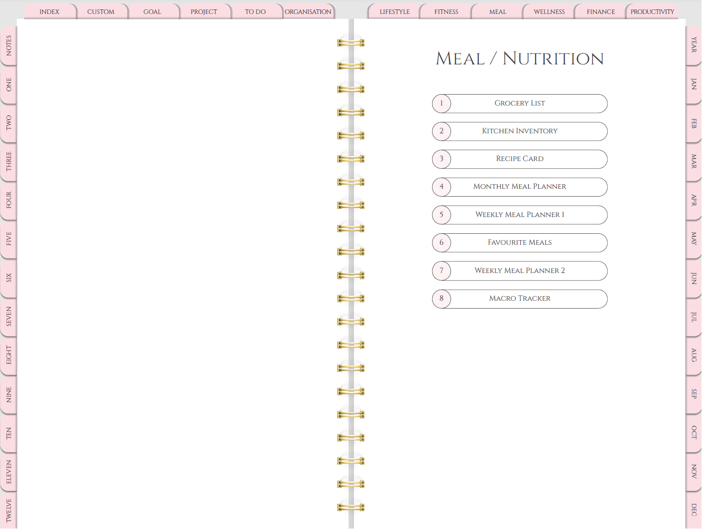 2024 Planner - Pink Theme