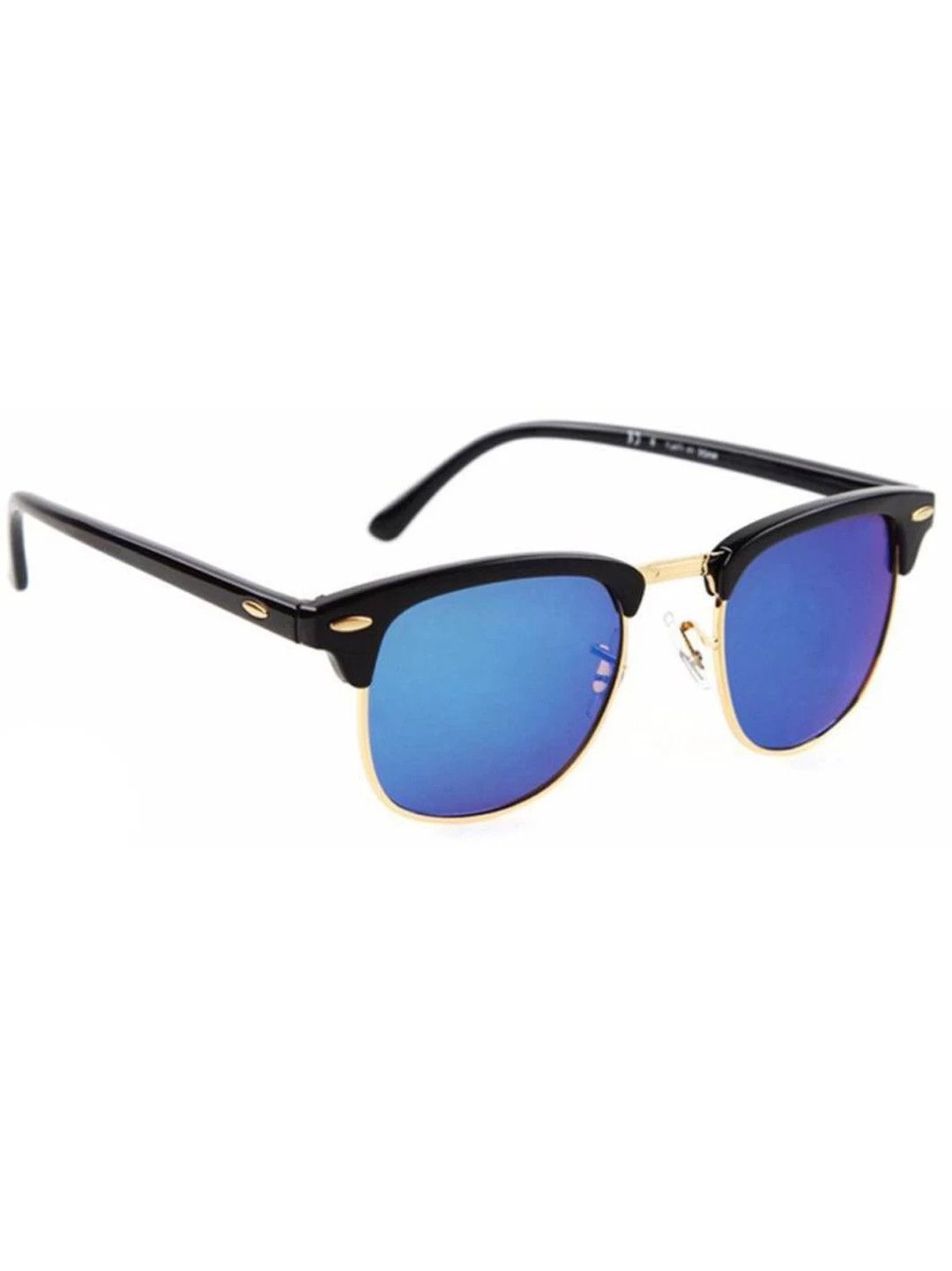 Club master blue shade mirror CR glasses 