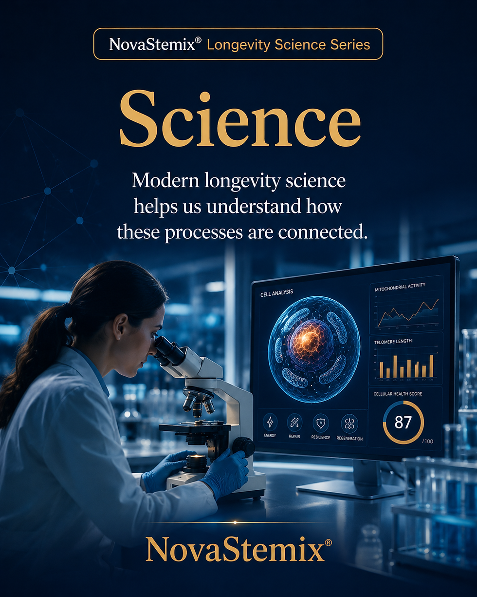 modern longevity science helps us understand how these processes are connected