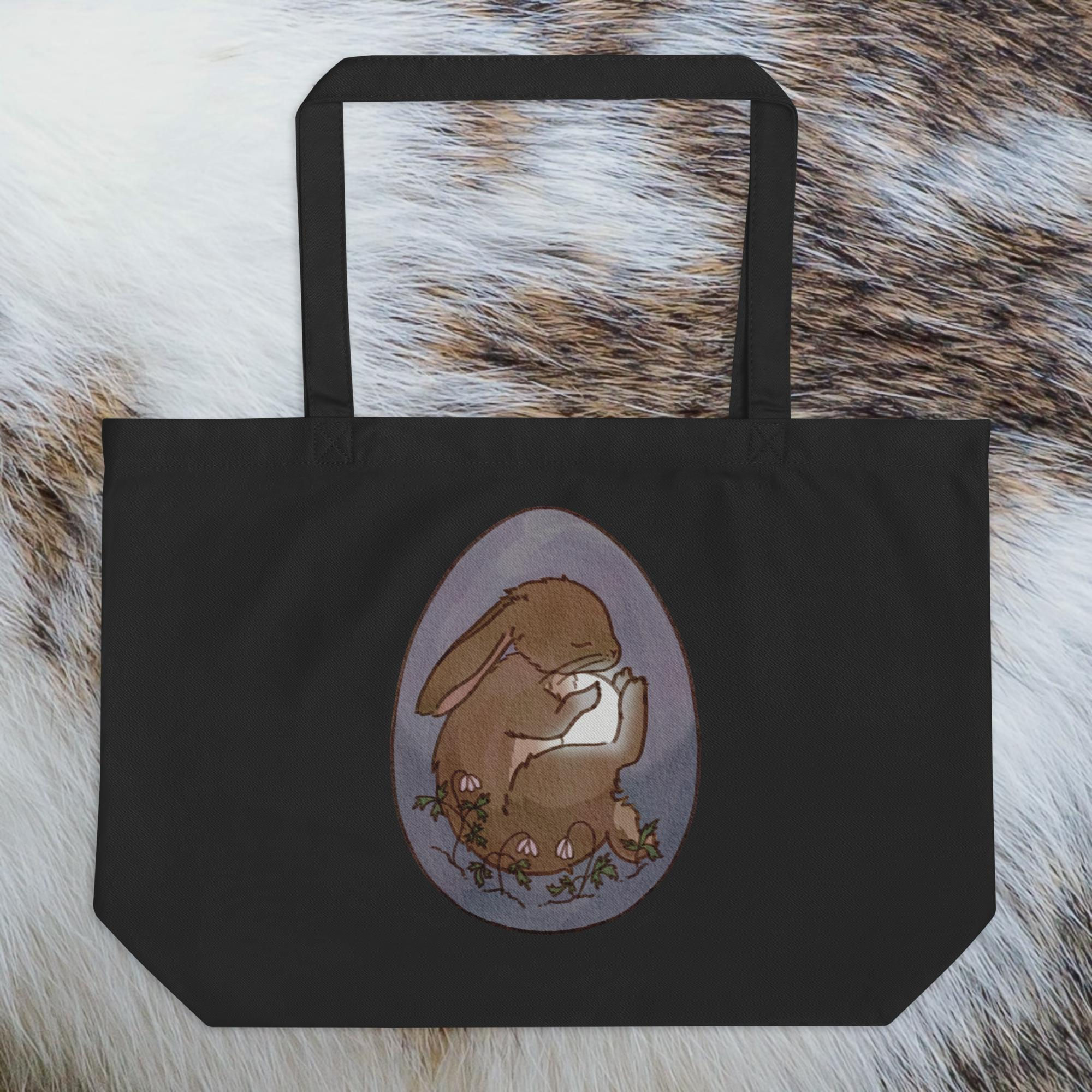 liminal hare tote bag