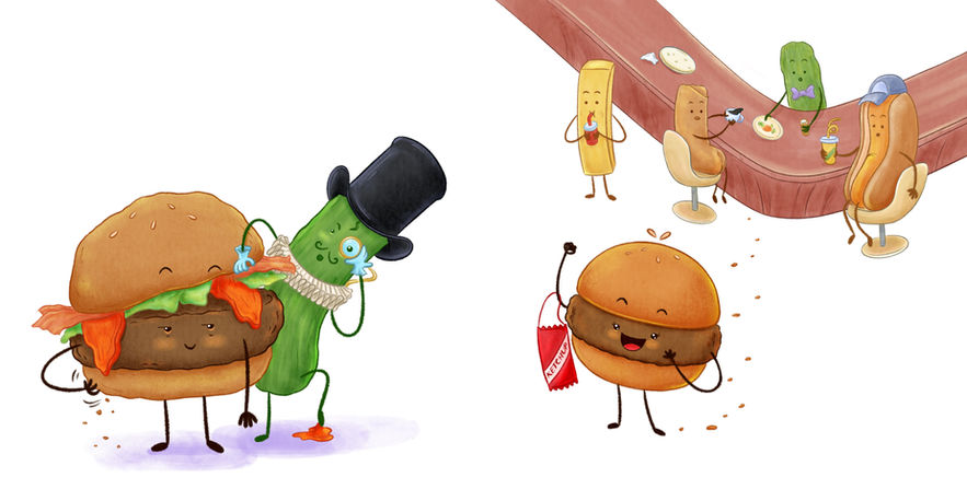 Children's Book: Hamburger Harriet Needs Help
