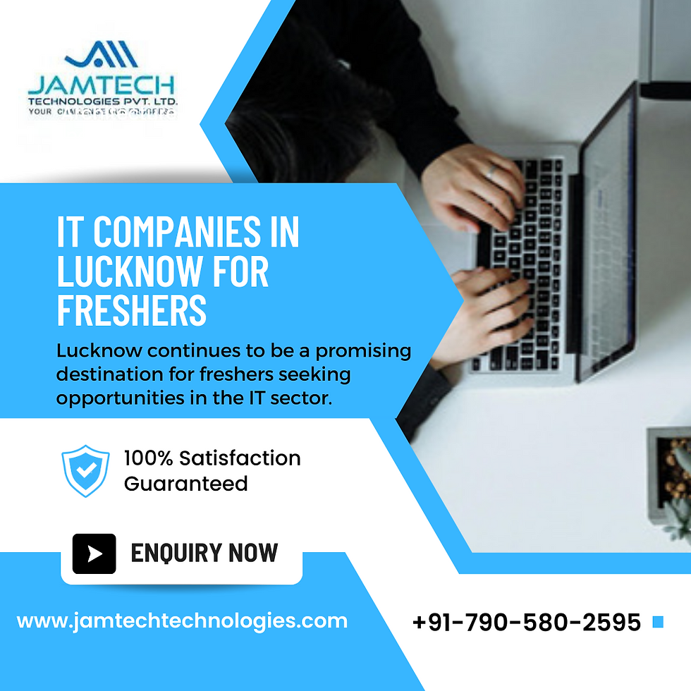 top IT companies in Lucknow for freshers
