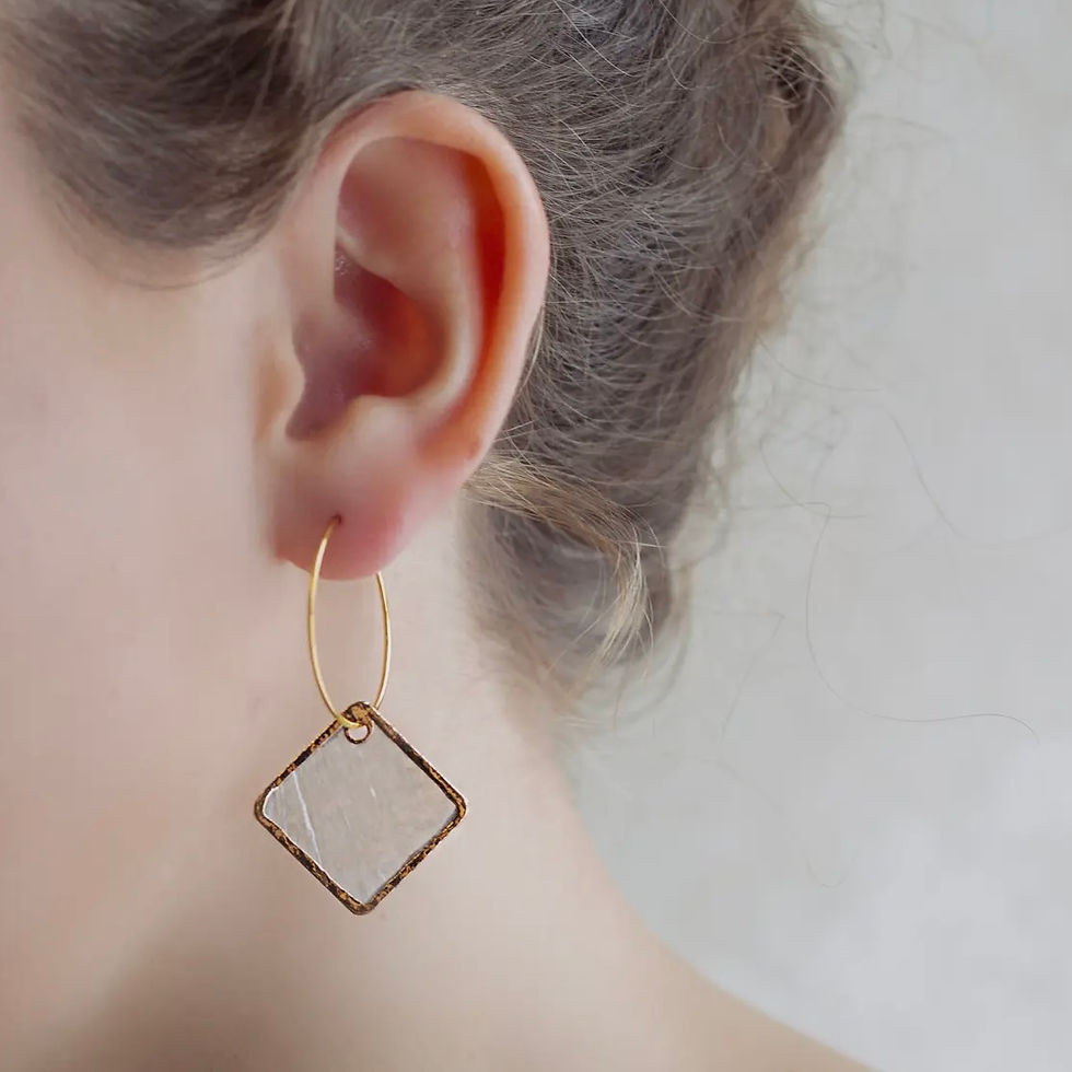Thumbnail: Capiz Shell Earrings