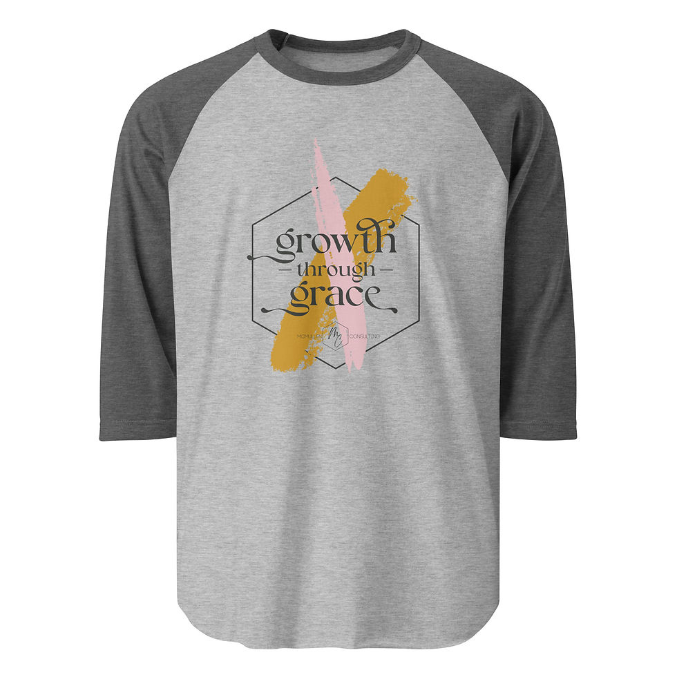 Thumbnail: Growth Thru Grace-- 3/4 sleeve raglan shirt