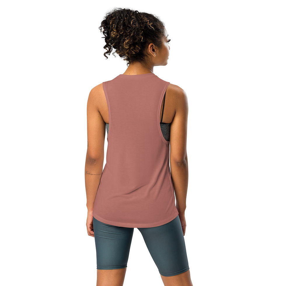 Thumbnail: Exhale-- Ladies’ Muscle Tank