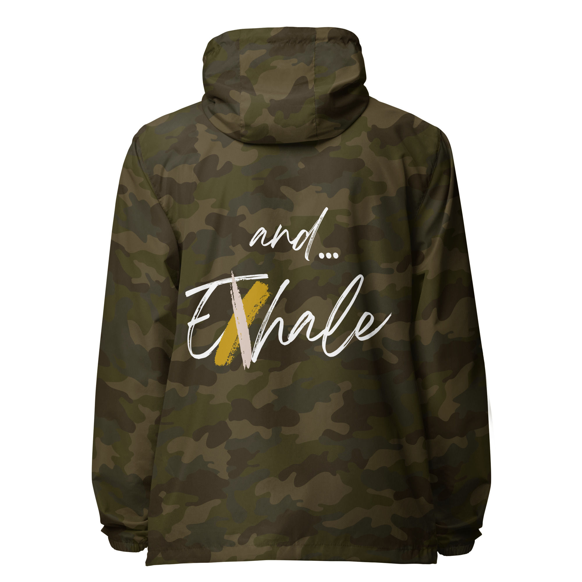 Exhale-- Unisex lightweight zip up windbreaker