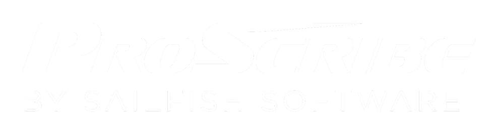 ProScribe Logo White