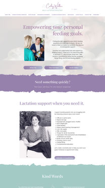 Cathy Walker IBCLC Website Design