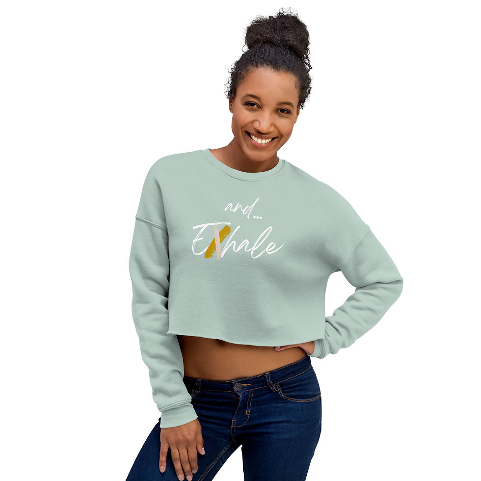 Thumbnail: Exhale-- Crop Sweatshirt