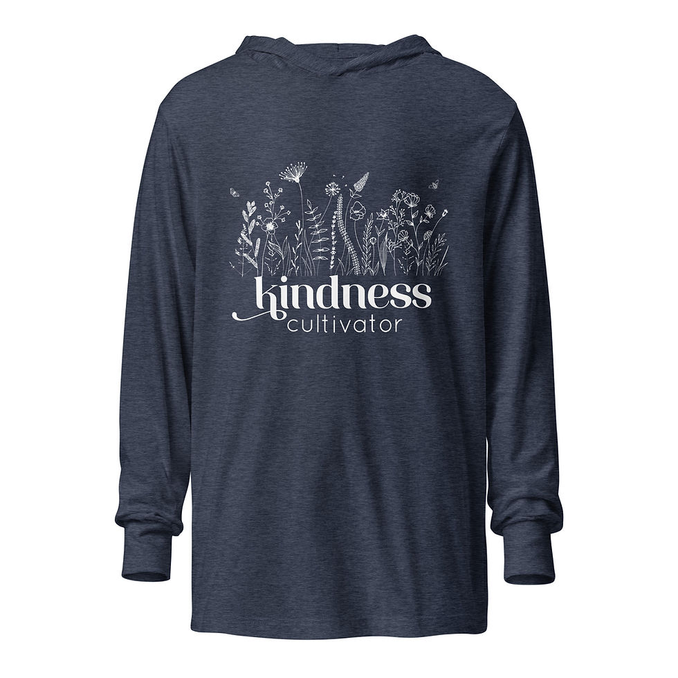 Thumbnail: Kindness Hooded long-sleeve tee
