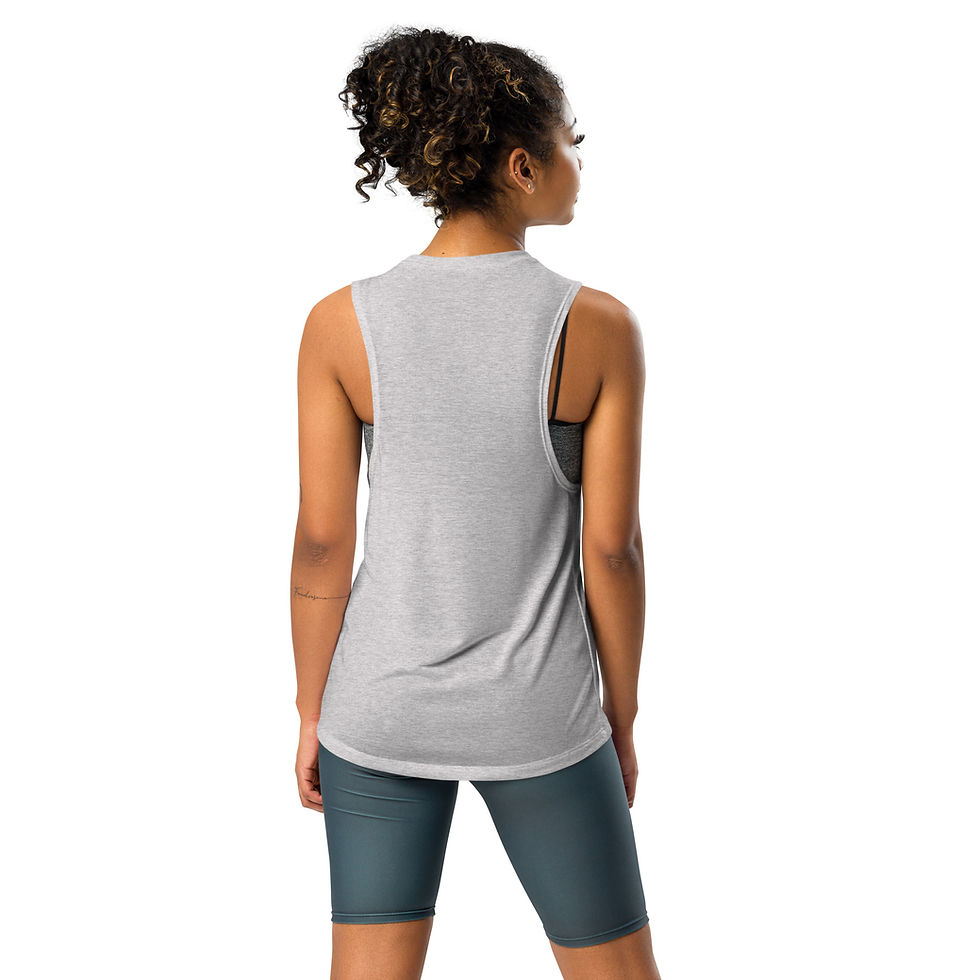 Thumbnail: Exhale-- Ladies’ Muscle Tank