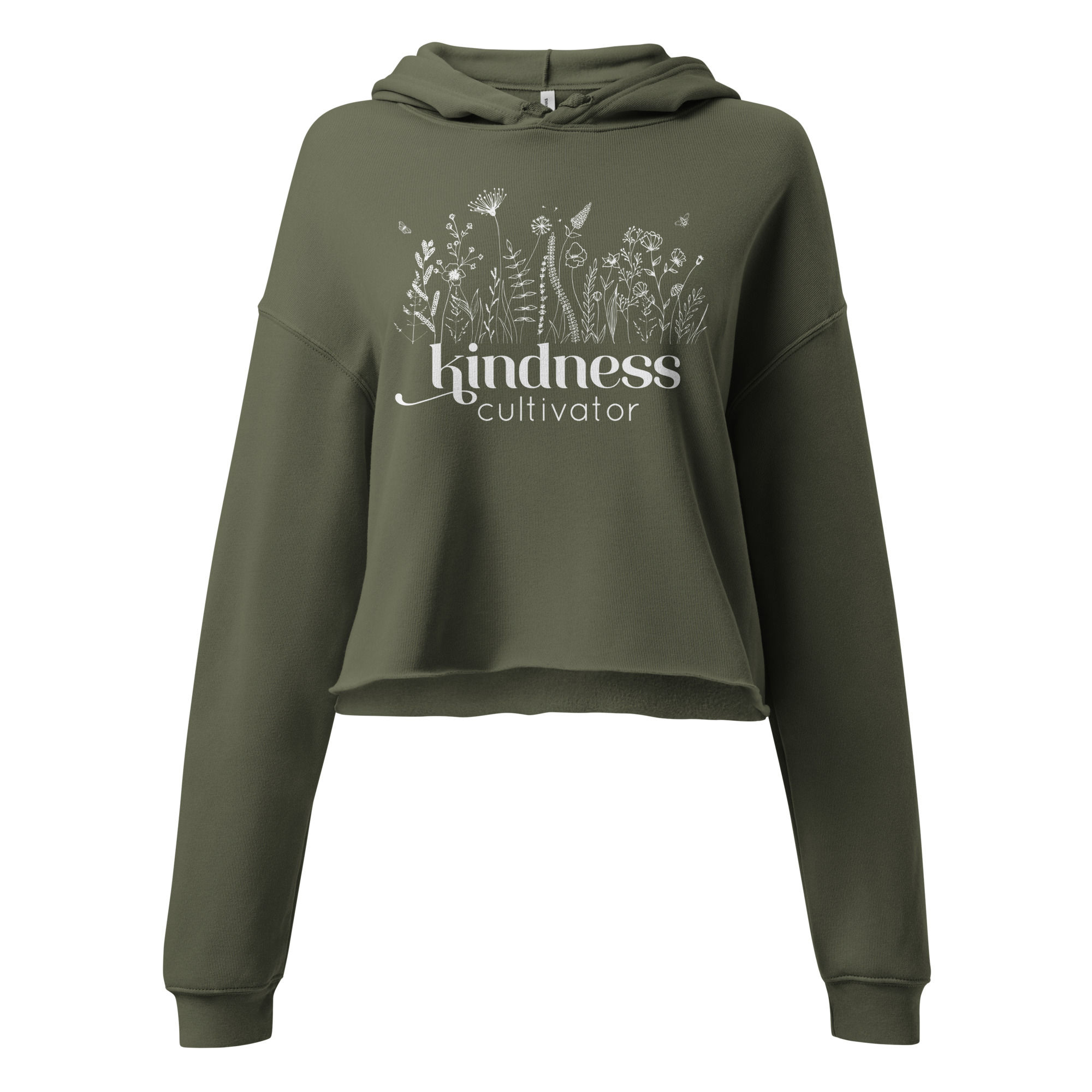 Kindness-- Crop Hoodie