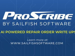Sailfish Software Launches ProScribe AI-Powered Repair Order Writeup Software