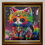 Thumbnail: Rainbow Cat Diamond Art