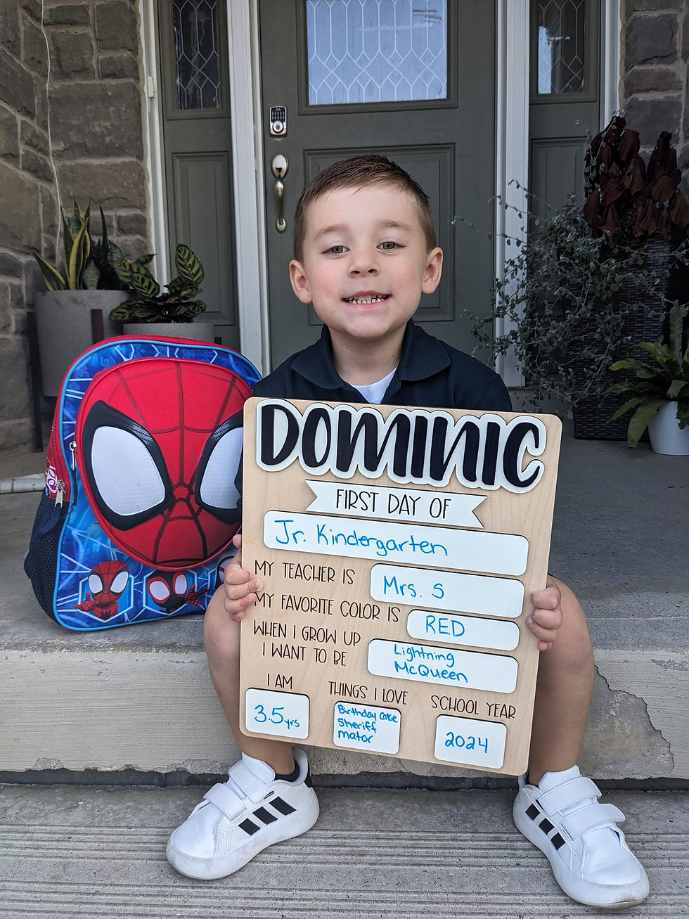 Starting Kindergarten...