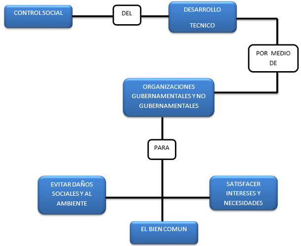 CONTROL SOCIAL DEL DESARROLLO TECNICO 
PARA EL BIEN COMUN