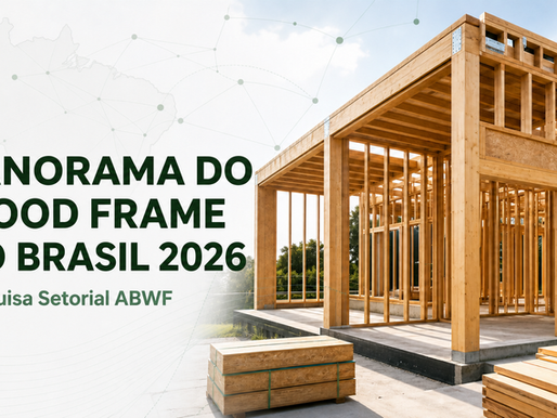 Panorama do wood frame no brasil