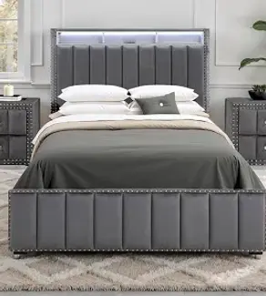 Bedframe & TWO nightstands