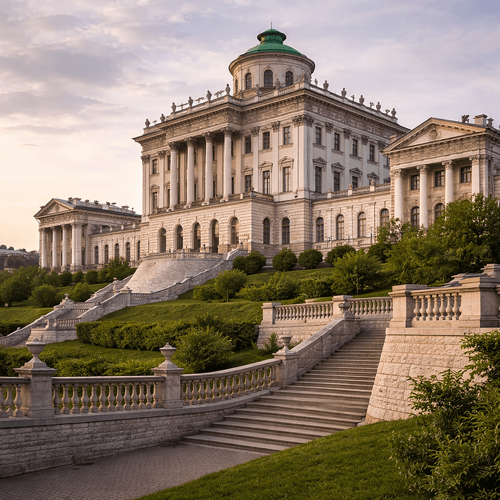 Пашков дом, Москва, классицизм, точность кладки, строительство на холме, архитектура XVIII века, рельеф города, инженерия