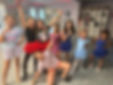 New Dance Workshop dancers having fun at dance class