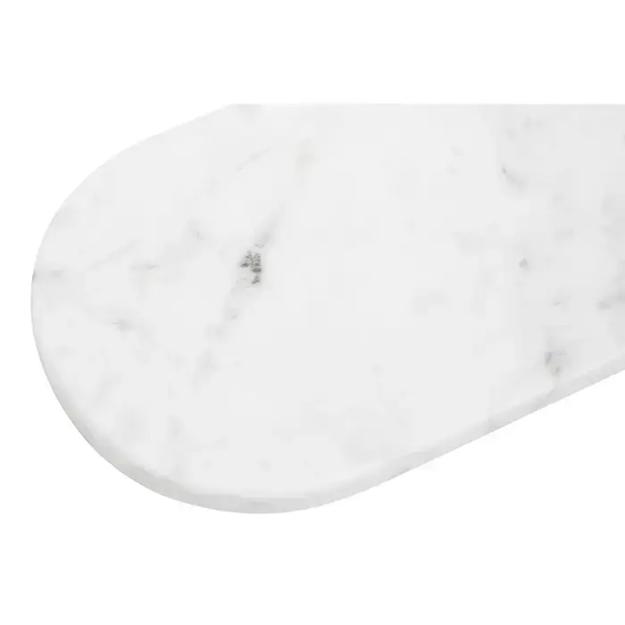 Thumbnail: Leigh Oval White Marble Serving Board