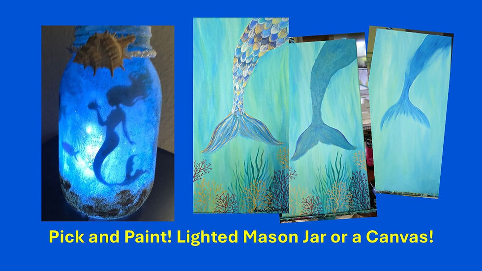 Mermaids, Fairy Tales, and Moonlight Paint Party!