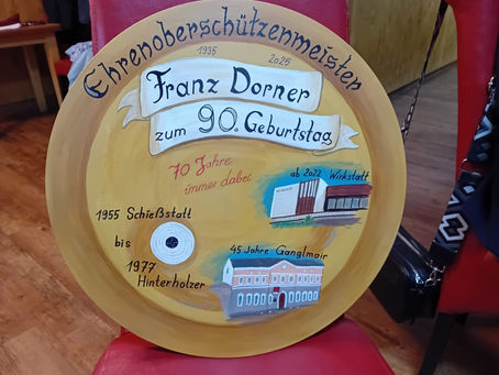 90er Feier Ehrenoberschützenmeister Dorner Franz