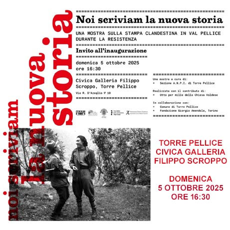 "Noi scriviam la nuova storia"
