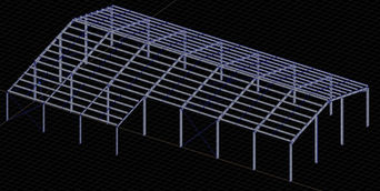 Obliczenia hali stalowej o powierzchni 800m2