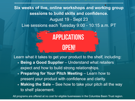 Application for Selling to Retail: From Pitch to Shelf Learning Pathway