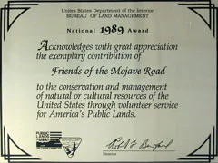 Recognition from Oct 1989
