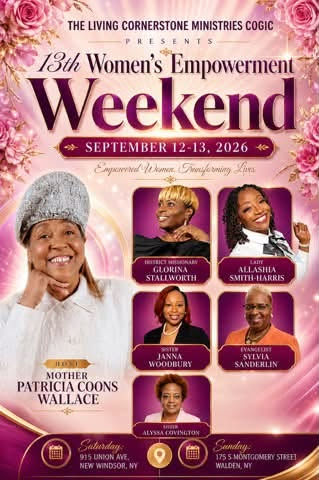 TLCM COGIC Women's Department 13th Annual Women's Empowerment Weekend 2026