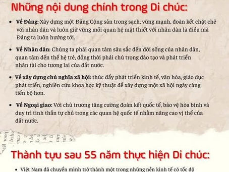 || INFORGRAPHIC KỶ NIỆM 55 NĂM THỰC HIỆN DI CHÚC CỦA CHỦ TỊCH HỒ CHÍ MINH (1969 - 2024) VÀ KỶ NIỆM 55 NĂM NGÀY MẤT CỦA NGƯỜI (02/9/1969 - 02/9/2024) ||
