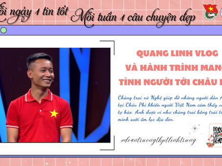 MỖI NGÀY 1 TIN TỐT - MỖI TUẦN 1 CÂU CHUYỆN ĐẸP