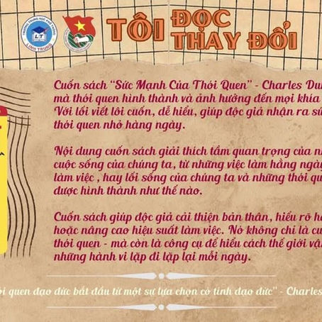|| CHUYÊN MỤC: TÔI ĐỌC - TÔI THAY ĐỔI ||