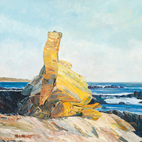 Cairn at Rye Beach