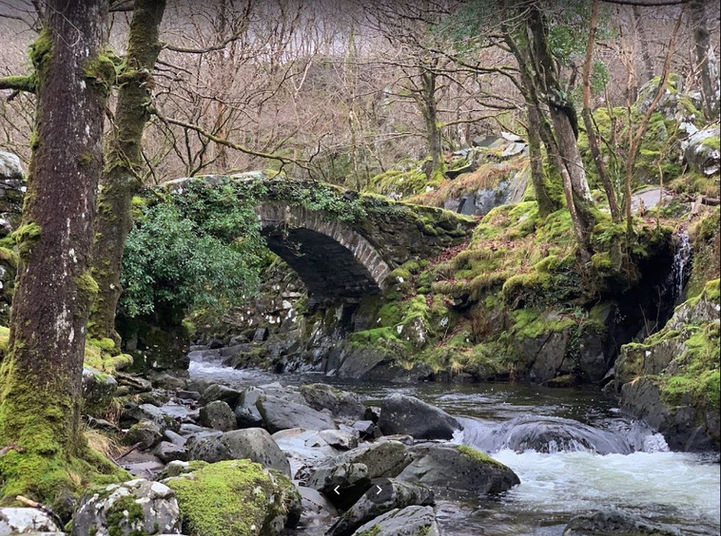 Bridge close to Cwm Yr Afon